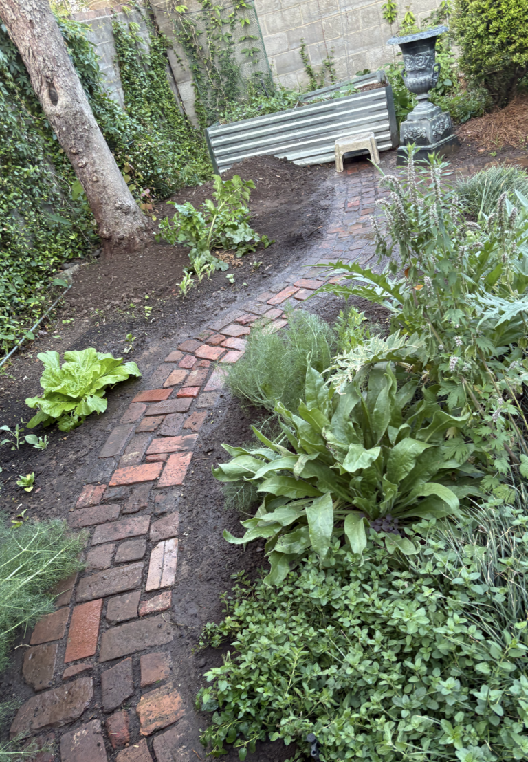 Custom pathway. Made to look like the existing pathway.