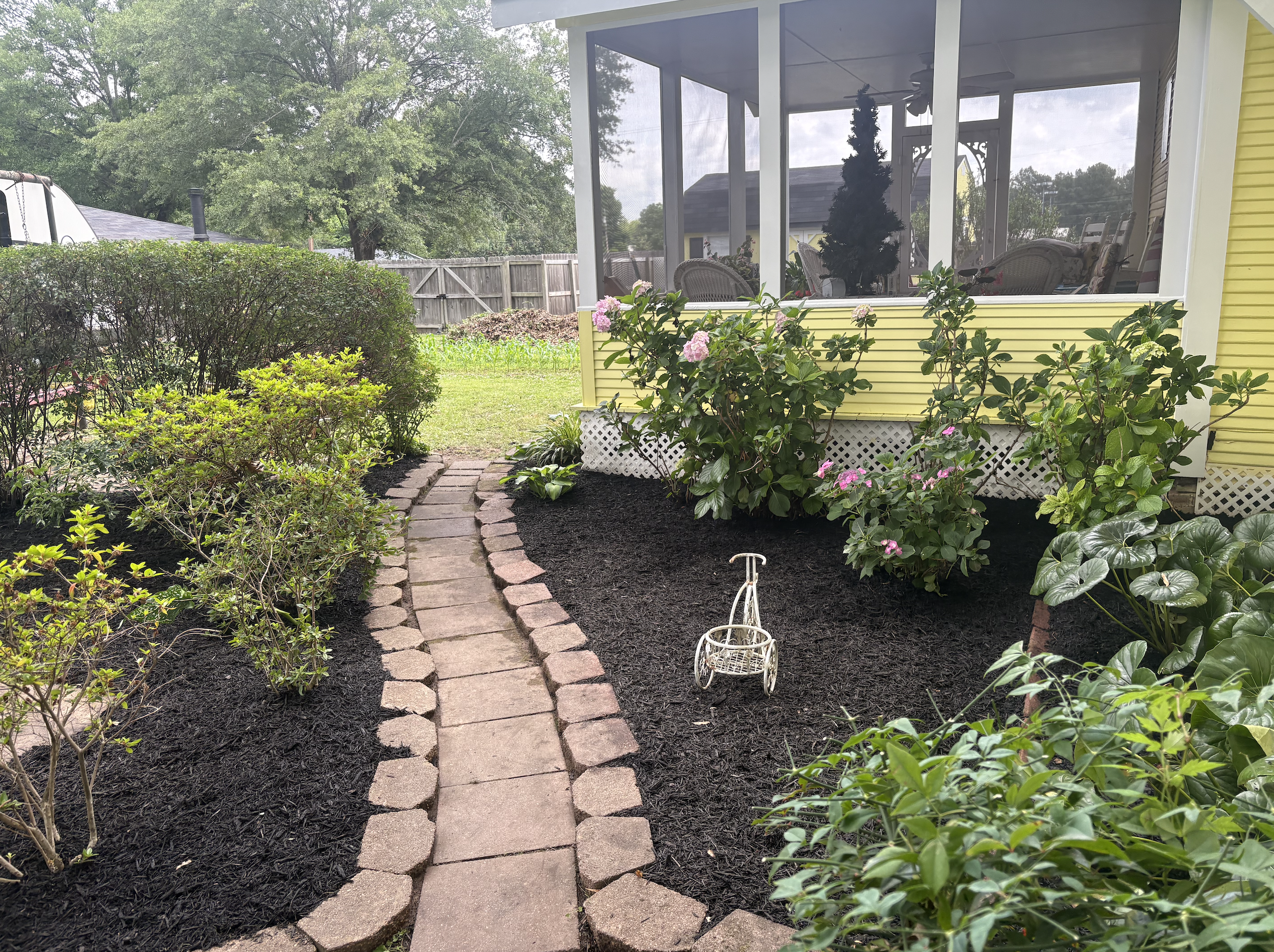 Duke Exterior Services yard work.